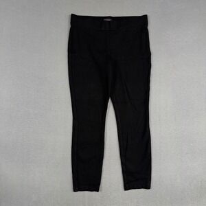 NYDJ Pants Womens 6 Black Legging Stretch Slim Ponte Knit Pull On Viscose Blend